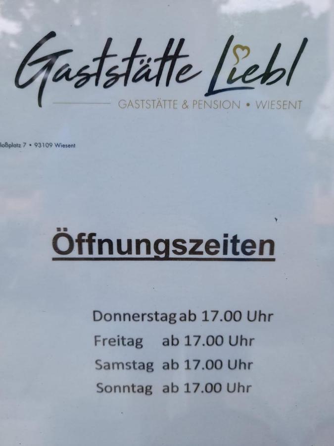 Hotel Gaststaette Liebl à Wiesent Extérieur photo